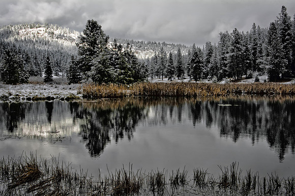 Little Hyatt Lake in Winter