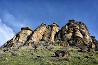 Pompadour Bluff on Sunny Day