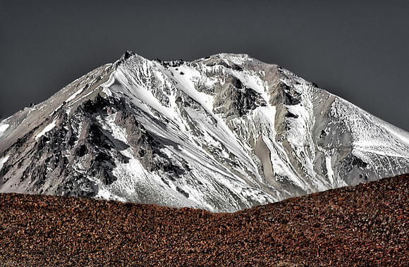 Mt. Lassen from Painted Dunes