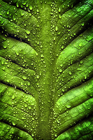 Wild Skunk Cabbage After Rainy Night